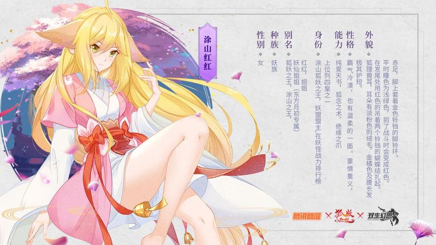 双生情报站联动角色涂山红红探员档案