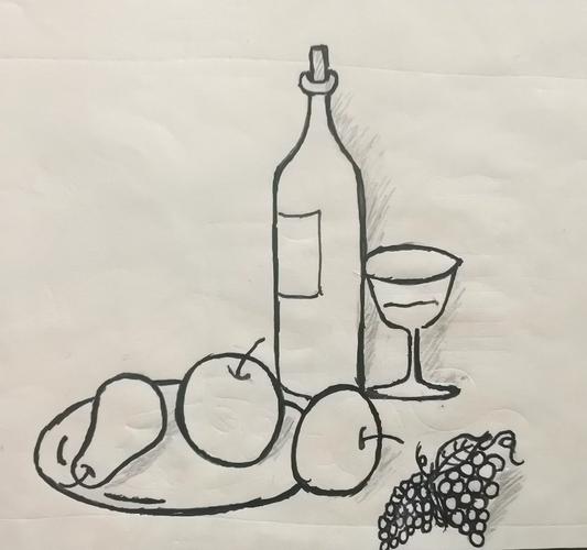 三角形构图是静物写生中最常见的构图形