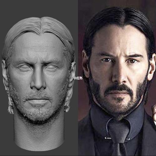 john wick 基努里维斯 头雕模型_疾速追杀影评_娱乐