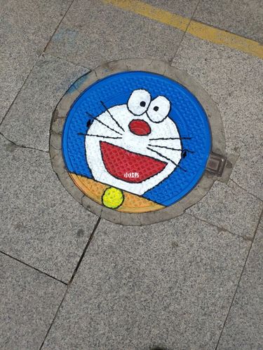 井盖涂鸦_涂鸦_文化_绘画