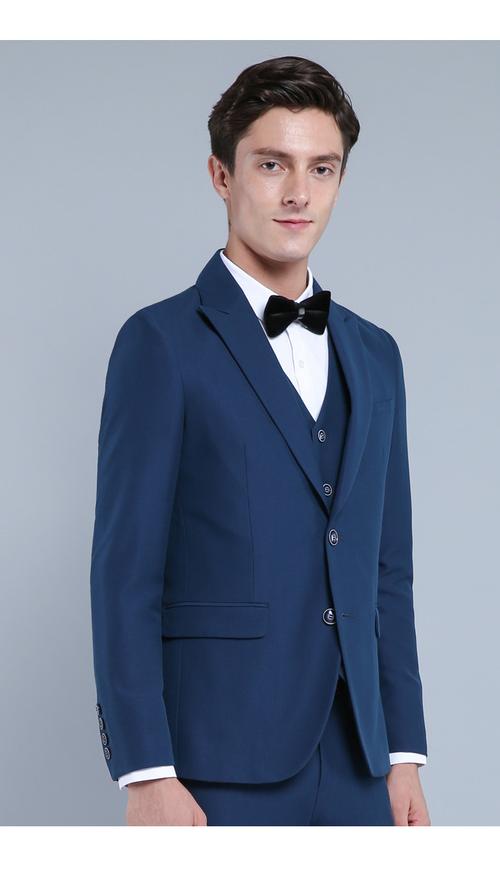 gdzs格度佐致专柜男士蓝色修身西服优惠推荐