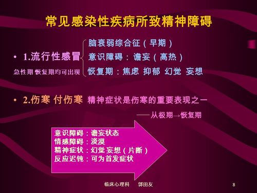 临床心理科 郭田友 1 躯体疾病所致精神障碍 (症状性精神病) 指中枢