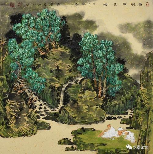 水墨鉴赏:【中国水墨画院】画家 — 赵金平 斗方系列