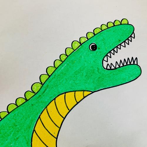 绘画《恐龙》
