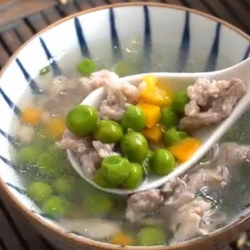 豌豆瘦肉汤,简单美味,做法简单