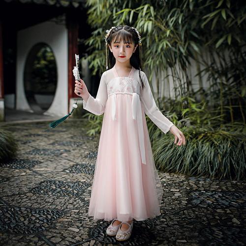 女孩女生儿童小孩子夏季仙女古装女童