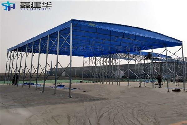 斗门室外篮球场电动帐篷源头工厂-成都市镁锦鑫钢结构有限公司