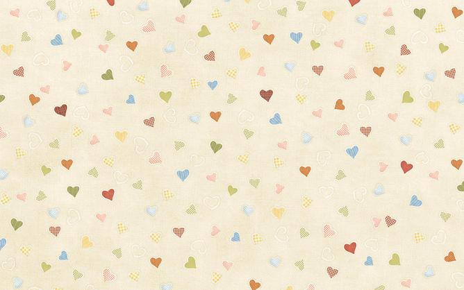 布纹可爱桃心ppt背景图片