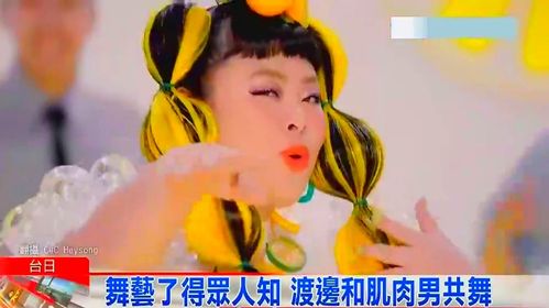 渡边直美身穿柠檬装热舞