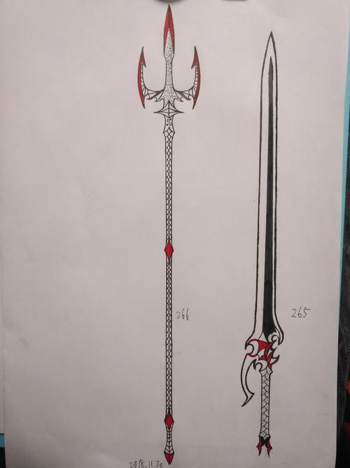 手绘冷兵器——24