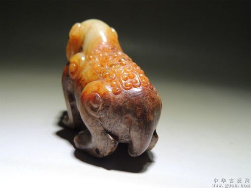 古玉/摆件把件/战国玉熊
