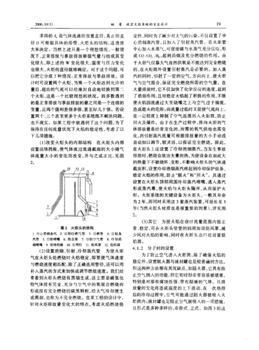 (其它  为使火焰在设计流量范围内能正 3 ) 图2火炬头的结构
