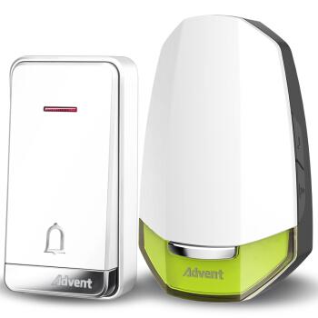 海得曼(advent)fe-671pg 门铃不用电池自发电无线门铃家用老人呼叫器