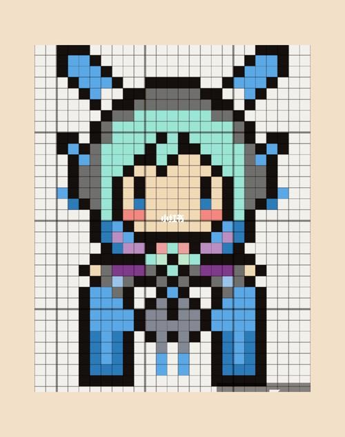 王者荣耀像素画_像素画_再见2020,你好2021_人文_绘画