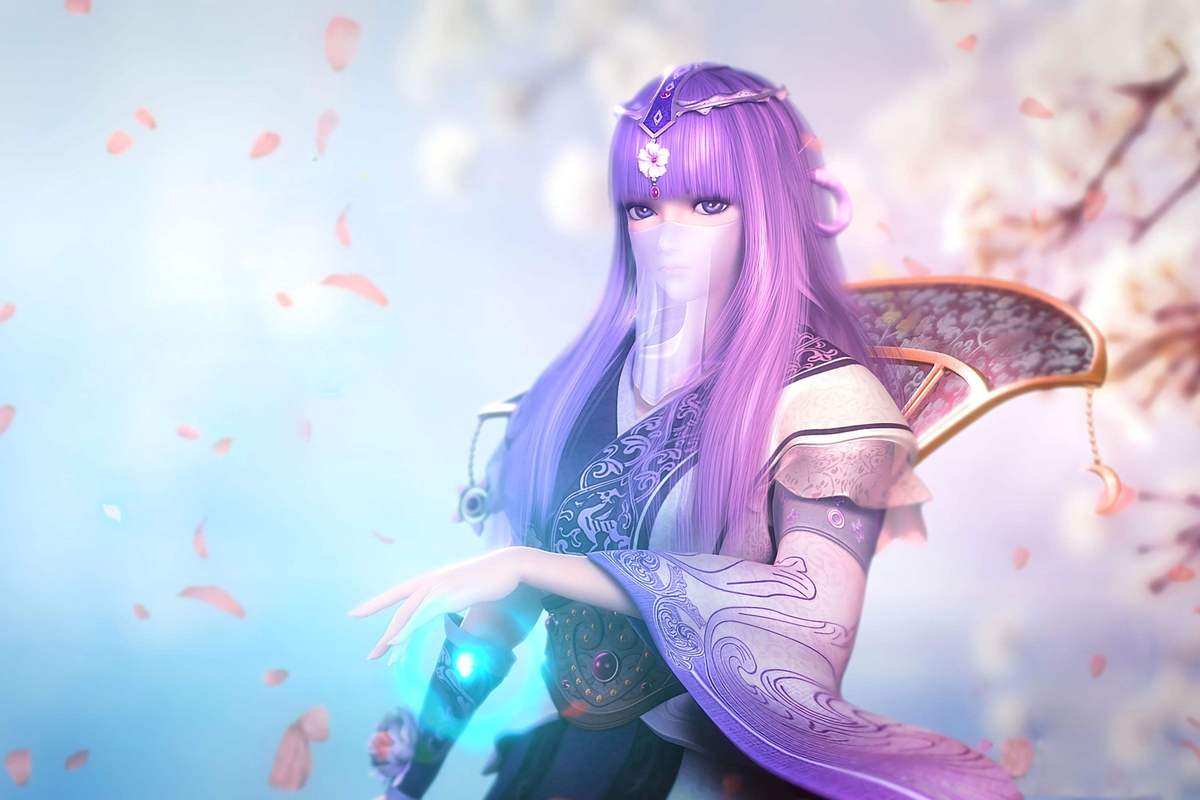 超好看的国漫《秦时明月》第一大美女少司命壁纸