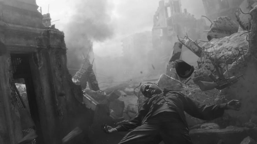 视频素材 实拍视频 视觉创意 现代战争场面定格回忆 来自视频原始文件