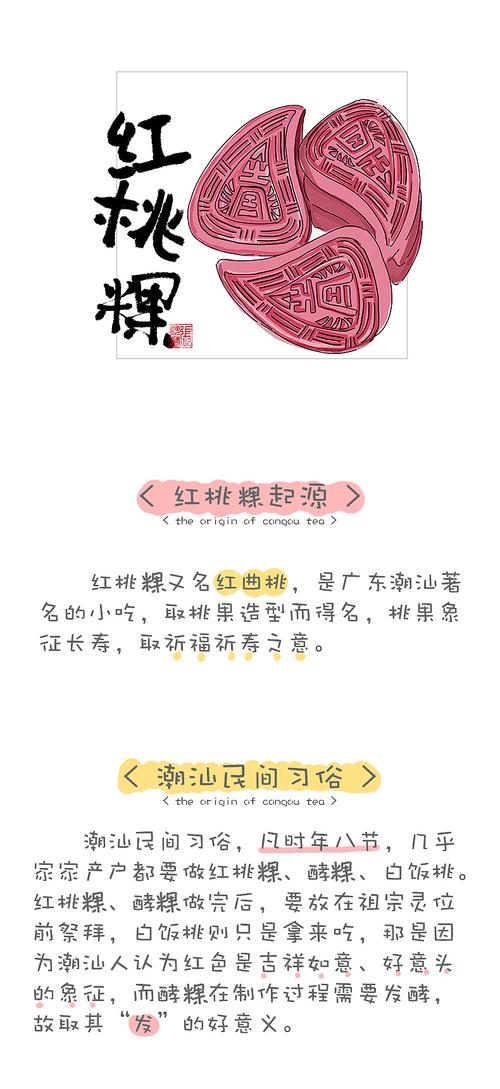红桃粿-潮汕粿品的红面小生