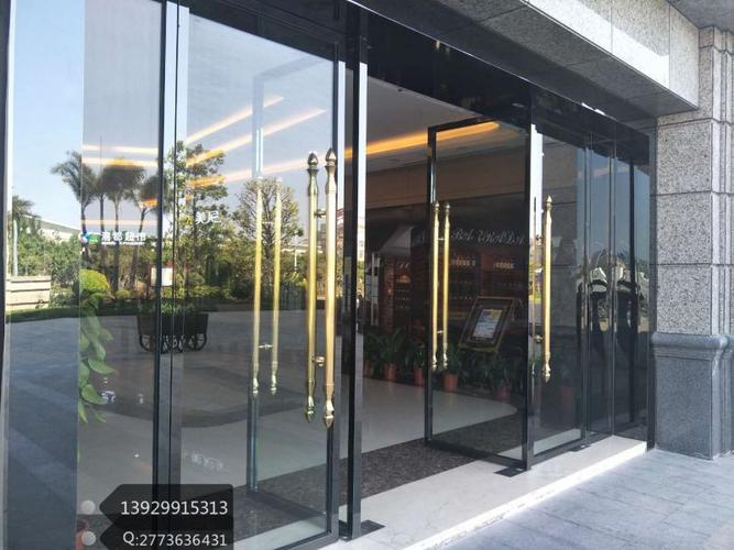 【江苏酒店镜面不锈钢钛金拉手 玻璃大门土豪金欧式大