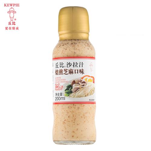 丘比焙煎芝麻沙拉汁200ml芝麻酱拌面拌蔬菜烤肉火锅蘸料调料汁商品