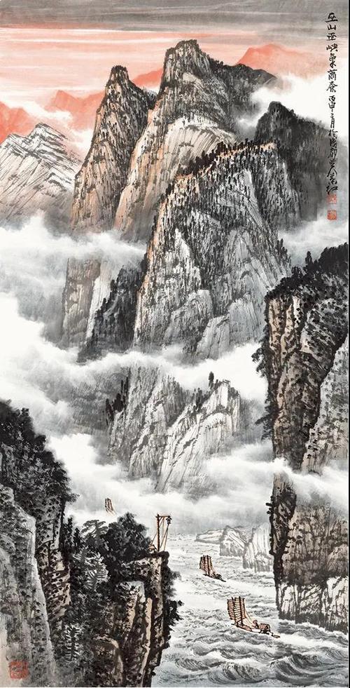 著名画家姚叶红山水画品鉴会在天府之国成都举行,吴长江到会祝贺