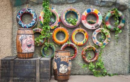 废旧轮胎可别扔了或卖了,随便改改放家里,又能多好几件家具