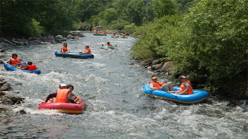本溪关门山漂流