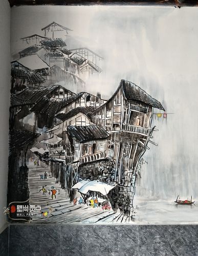 重庆火锅壁画,墙绘