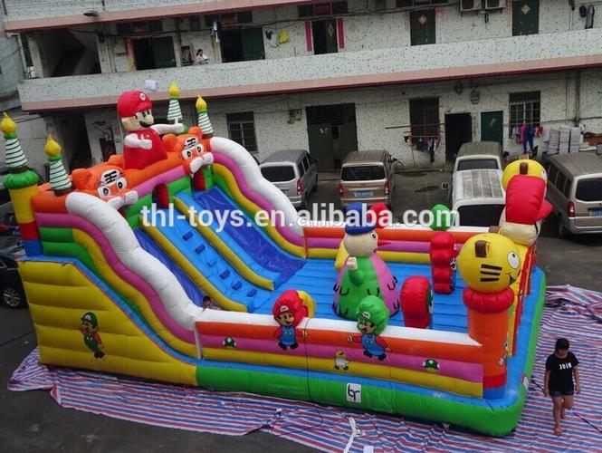 巨大的便携式充气充气城堡户外,儿童游乐场充气游乐园