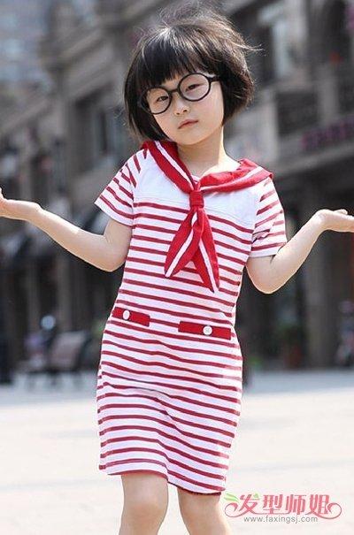 女宝宝bobo发型 小女孩可爱bob头发型图片