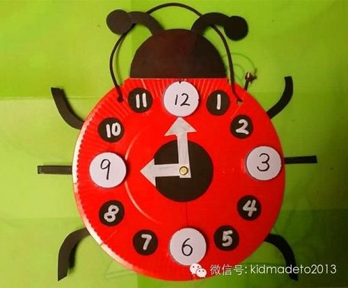 纸盘钟表手工制作_手工小制作