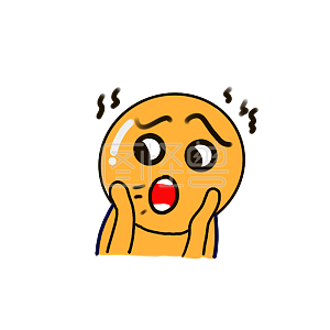 图怪兽原创元素卡通风小黄人表情包好可怕插画元素