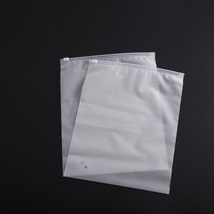 夏季服装拉链袋衣裤短袖衬杉封口包装塑料透明自封袋子磨砂袋定做