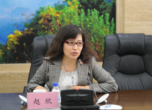 赵欣研究员为报告会作翻译