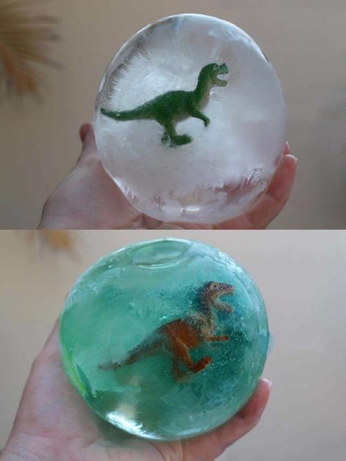 万商幼教中心莲石湖幼儿园中一班亲子活动-冰冻恐龙蛋