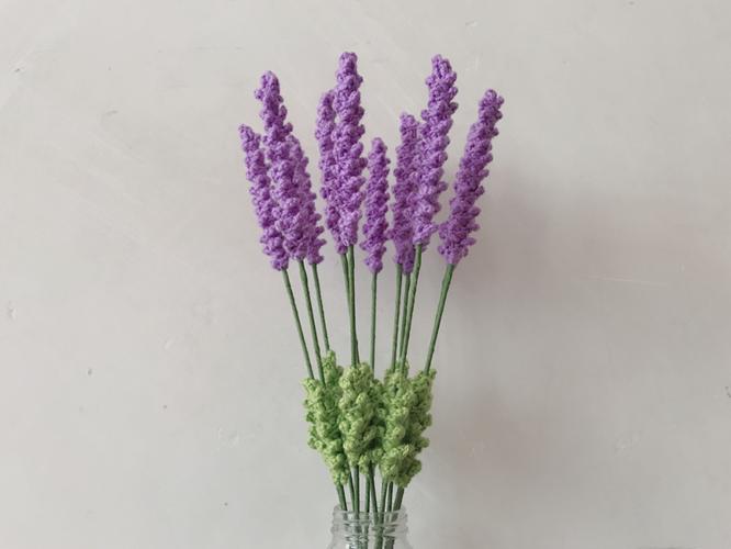 手工编织新品959595 浪漫薰衣草花枝花束989898_花束