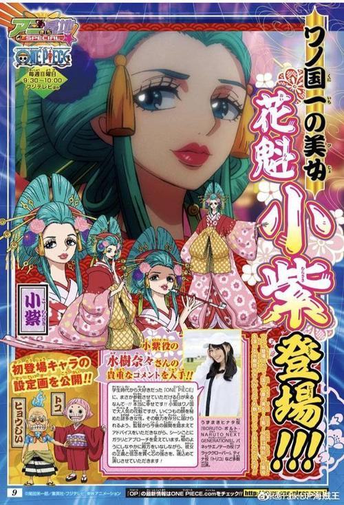 海贼王和之国第一美女小紫(日和)声优水树奈奈参演感言翻译