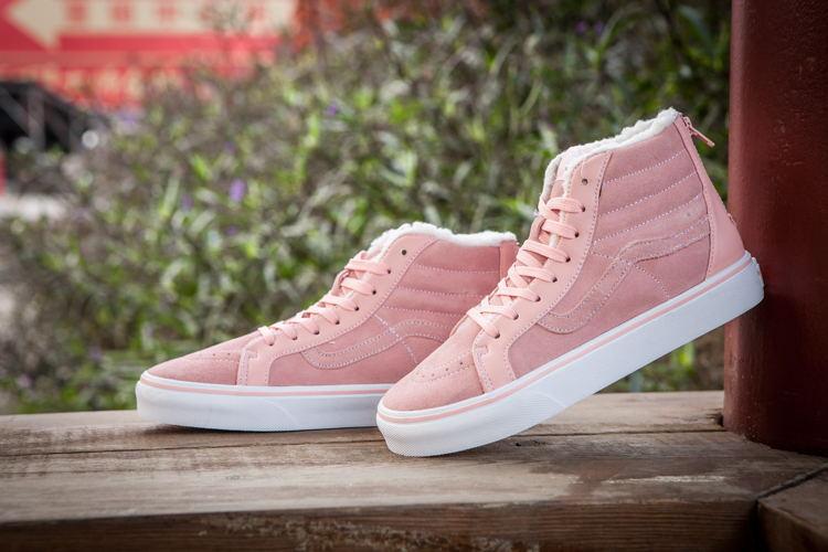 vans粉色 刘涛同款内里全系加棉35-39
