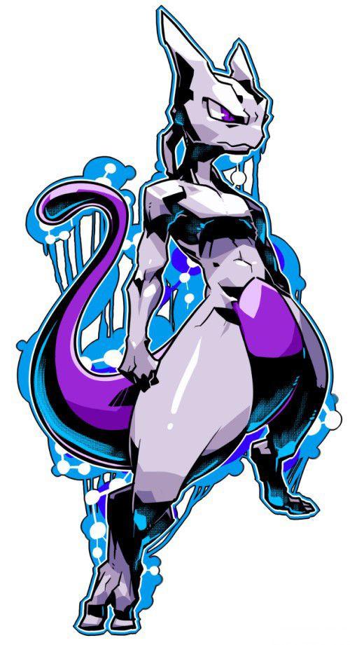 灭世超梦霸气降临 《口袋妖怪》顶尖画作赏_中国江苏网