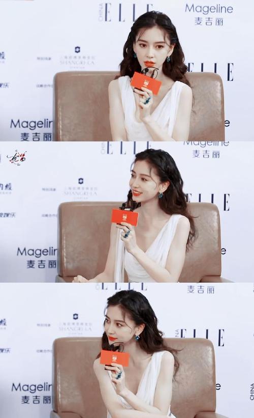 angelababy白色纱裙造型##angelababy用上海话推荐