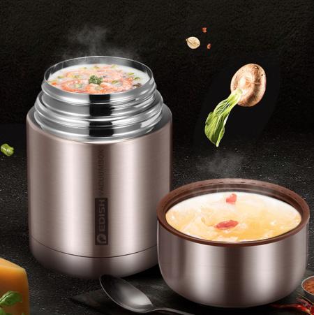 白菜价 德国edish不锈钢真空焖烧杯