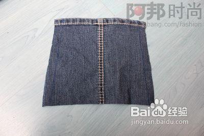 宝宝衣舒适改造之大牛仔裤改造背带裤做法