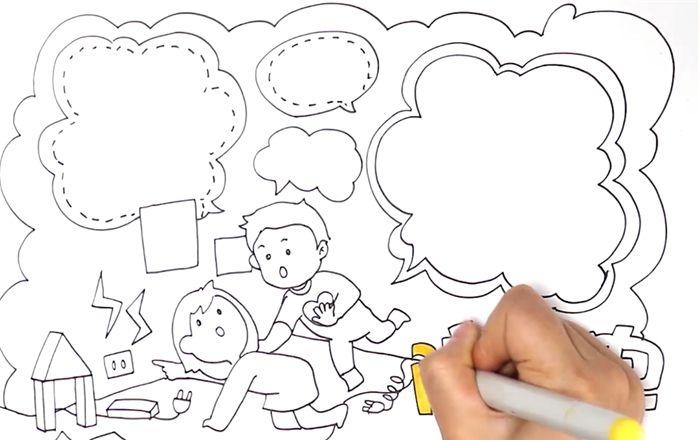 防触电手抄报怎么画