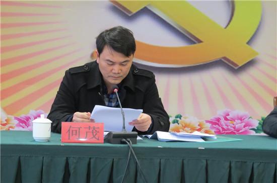 区委常委,副区长,政法委书记龙群跃作讲话3月10日, 碧江区2015年政法