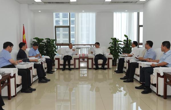 省政协副主席,吕梁市委书记李正印来我厅调研指导