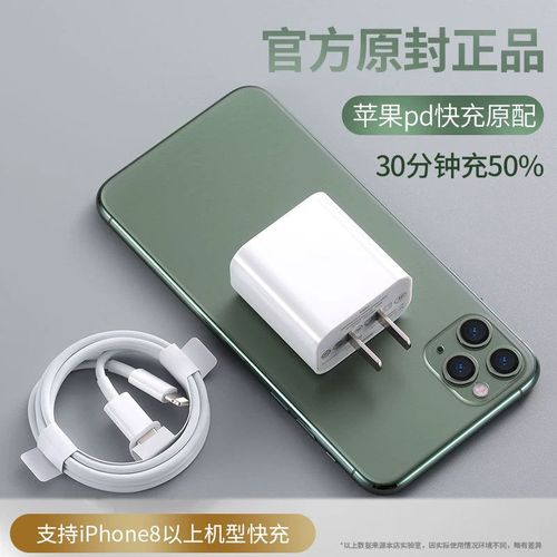 iPhone11原装充电器,苹果11充电器正品图 苹果pd快充线iphone8/8p /x/xr/11/pro/max手机ipad18w通用充电器