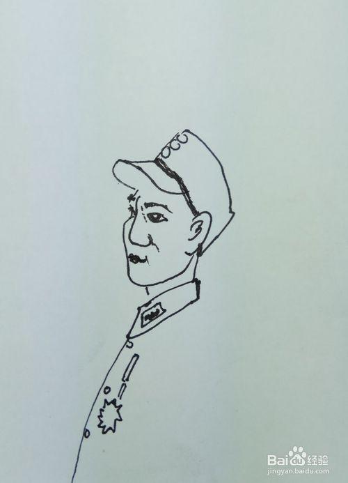 怎样画简笔画高级指挥官?