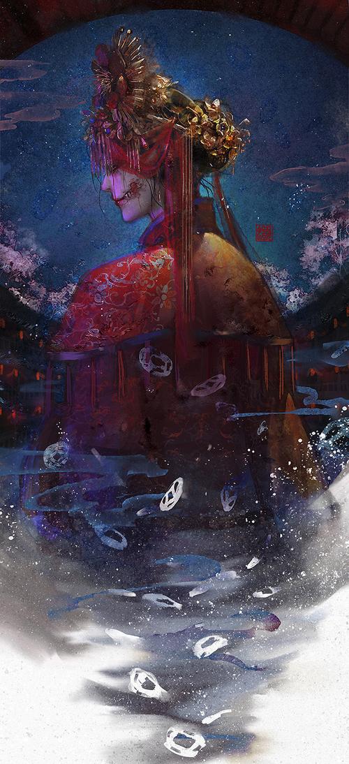 灵魂筹码# 绣娘~ 绘师:壳中蝎