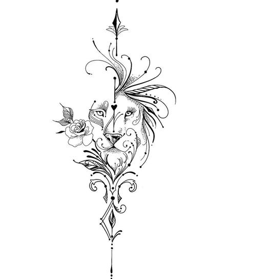 最新一组简笔画花纹图样_简笔画_独立设计师_珠宝_翠兴韵珠宝镶嵌