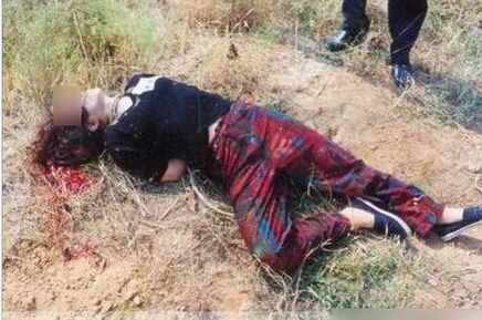 胡芳杀人碎尸全程:杀人犯胡芳死刑现场图