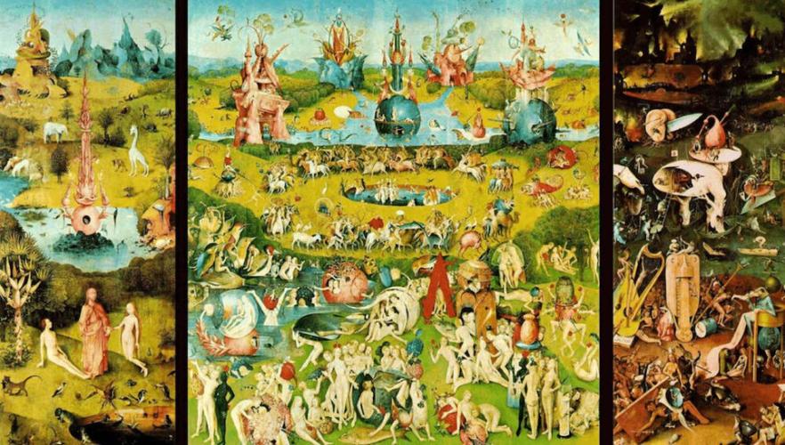 希罗尼穆斯·博斯《人间乐园》,1480-1505年